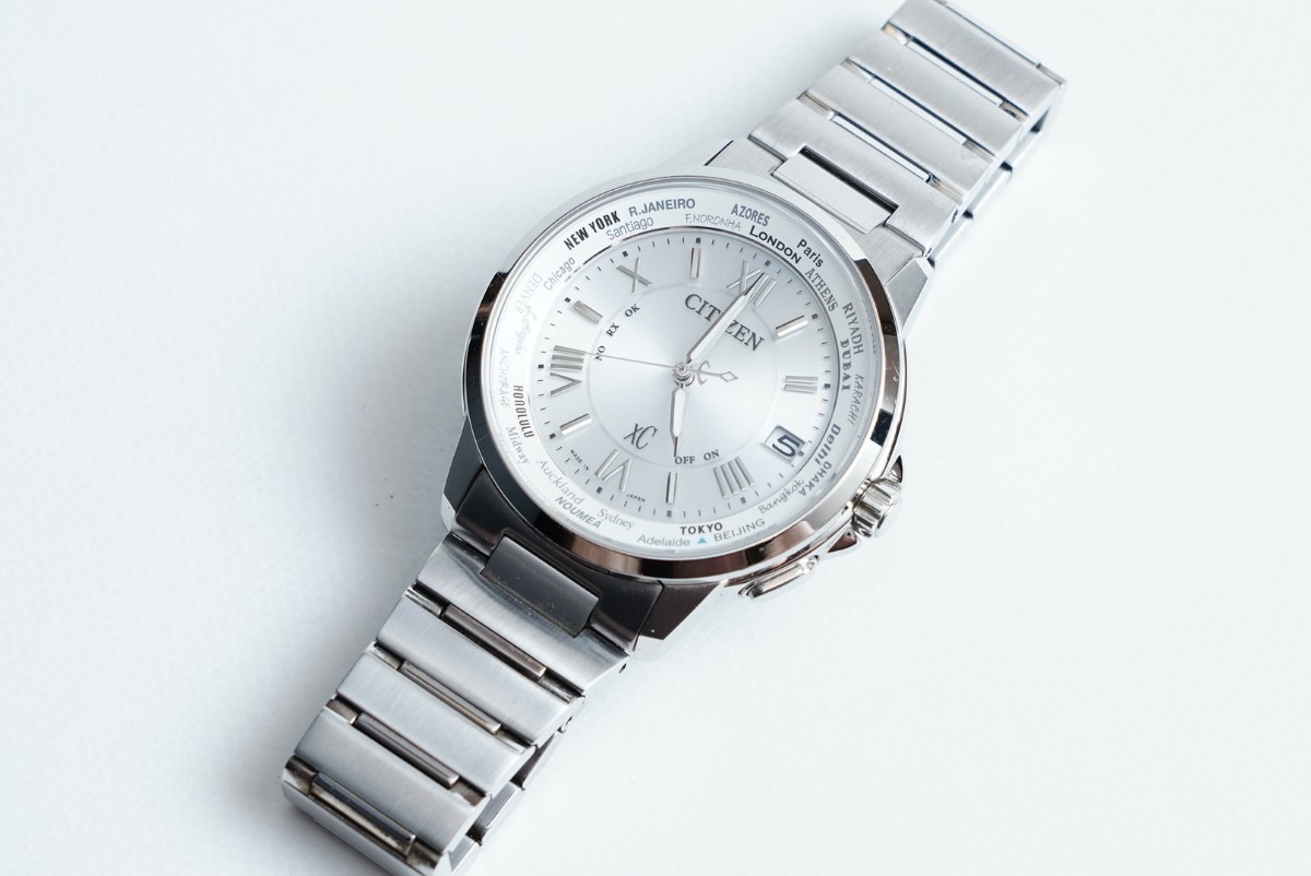 CITIZEN クロスシー xc CB1020-54A メンズ エコドライブ 電波ソーラー 