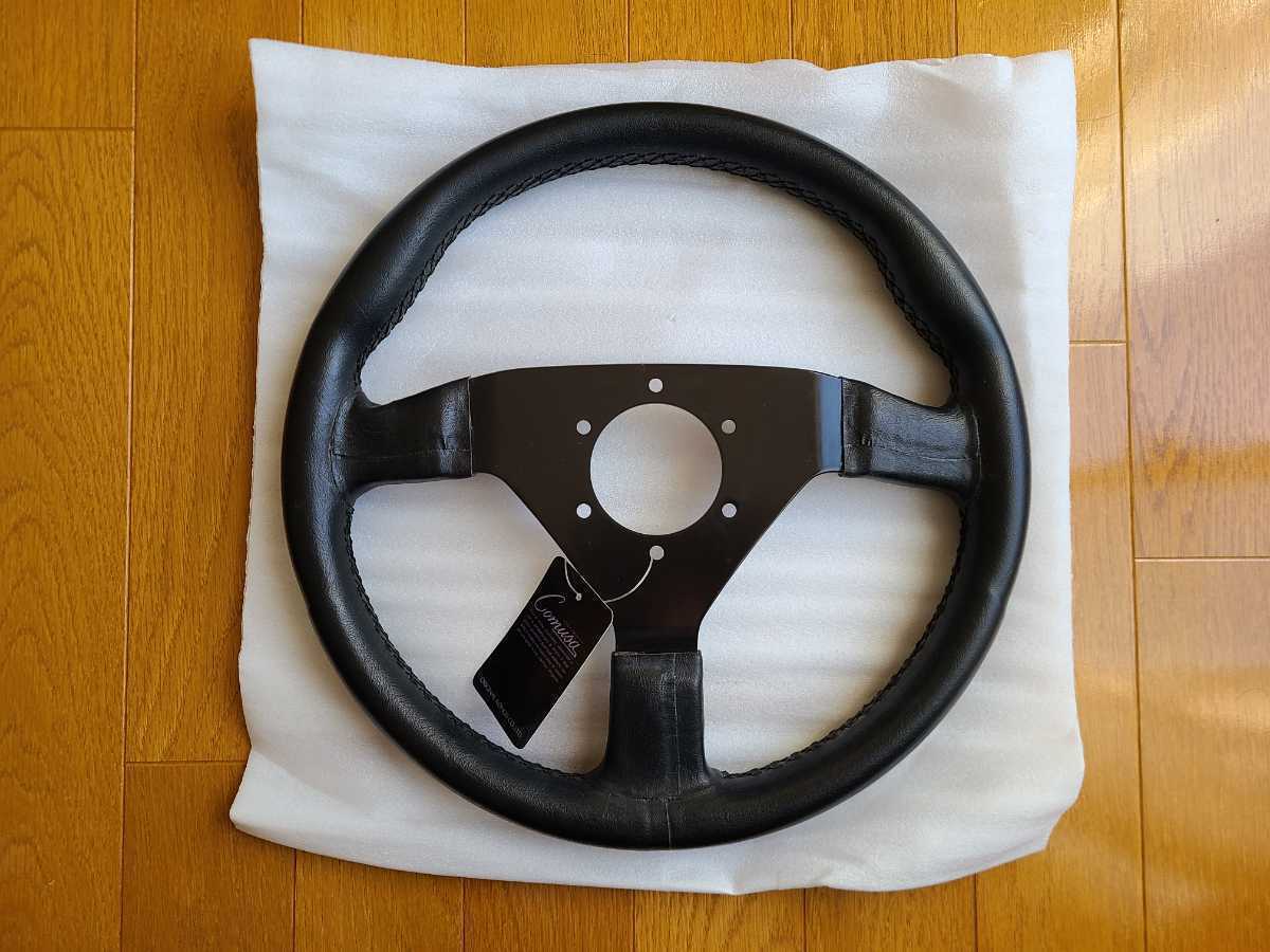 超レア】コムサ 33パイ 新品未使用品 330mm 革巻き ステアリング  