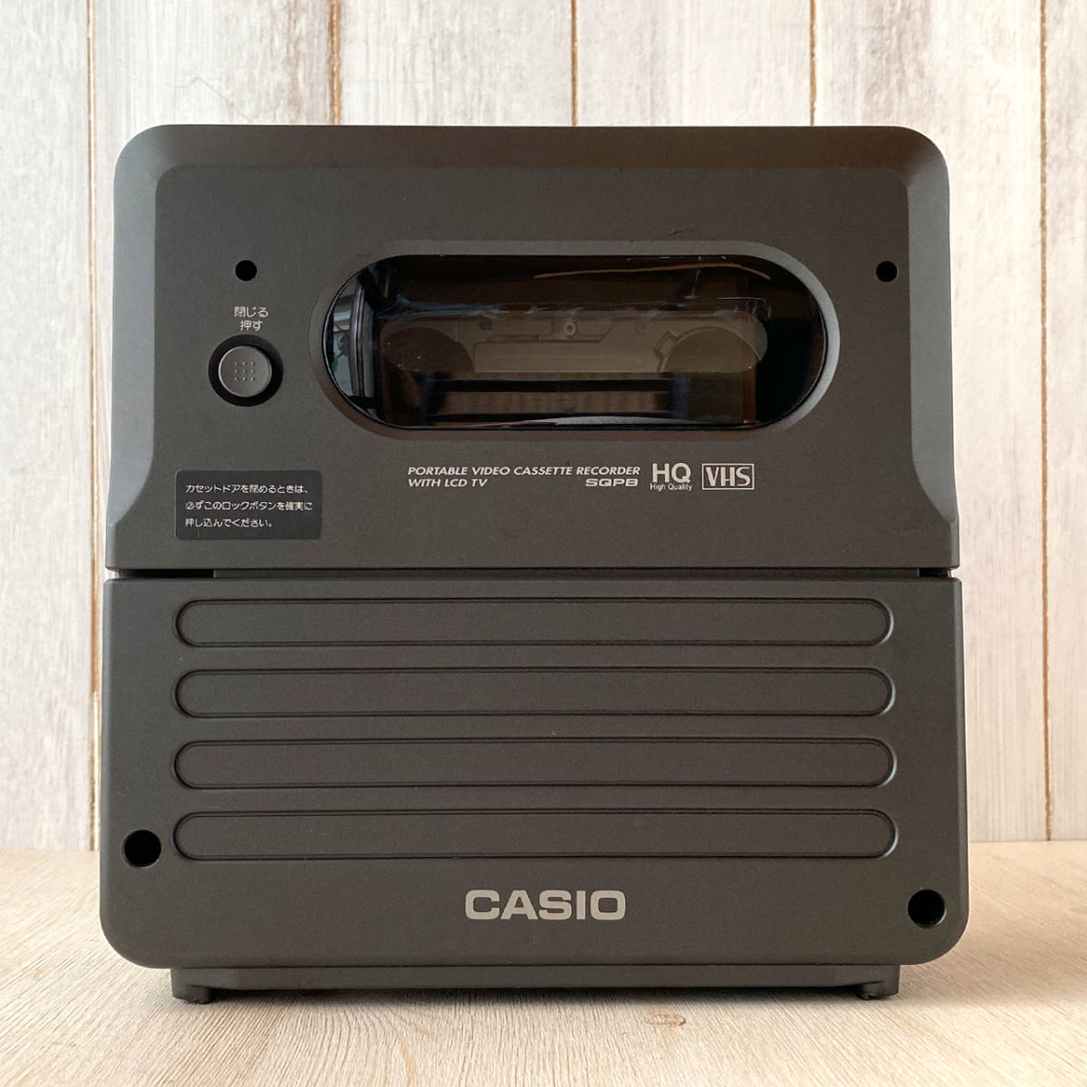 電源未確認ジャンク】 CASIO カシオ VF-5 ポータブルテレビデオ (VHS 
