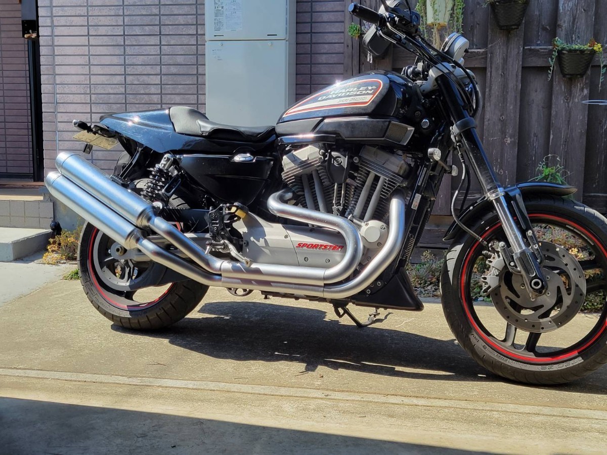 スポーツスターXR1200スリップオンマフラー北米仕様(ハーレー 