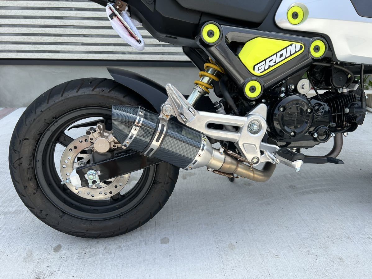 低走行561km】ホンダ グロム GROM JC92 5速MT ABS カスタム 自賠責付き