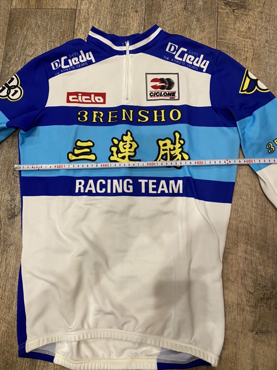 パールイズミ製 三連勝 3renshoウール ジャージ 長袖 サイクルジャージ 
