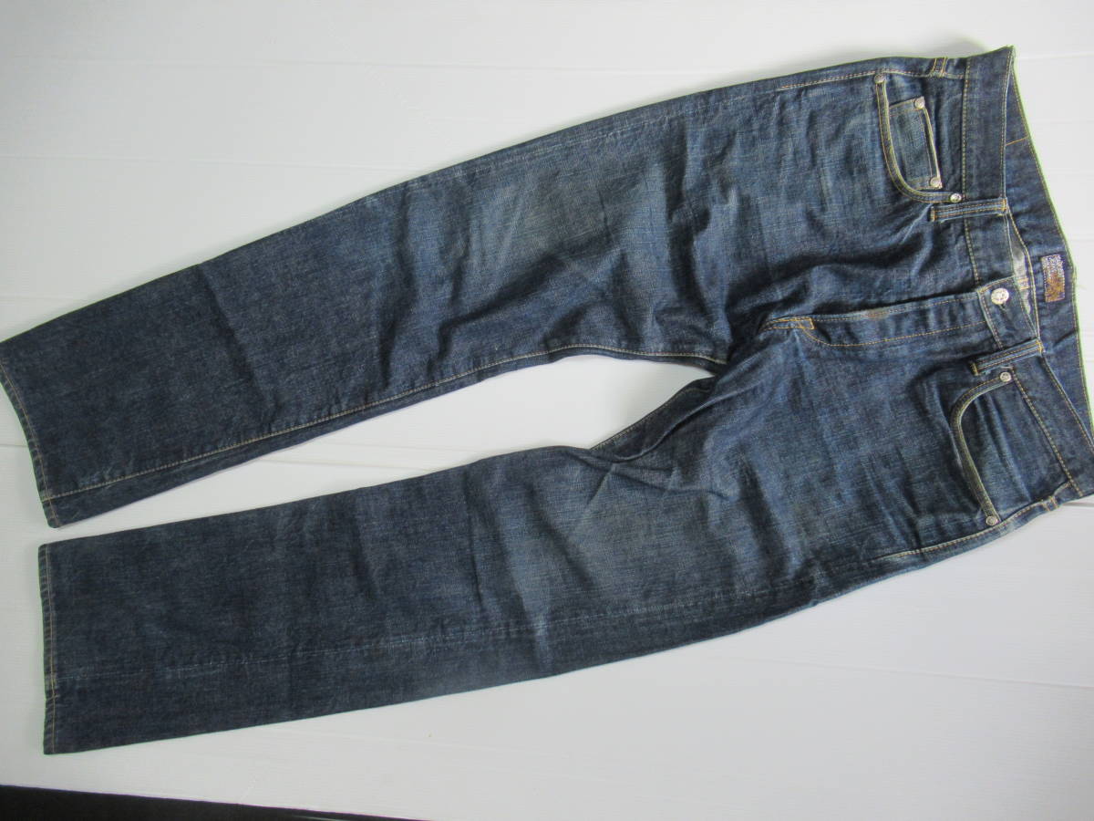 SAMURAI JEANSサムライジーンズ 本革レザーパッチセルビッジデニム 