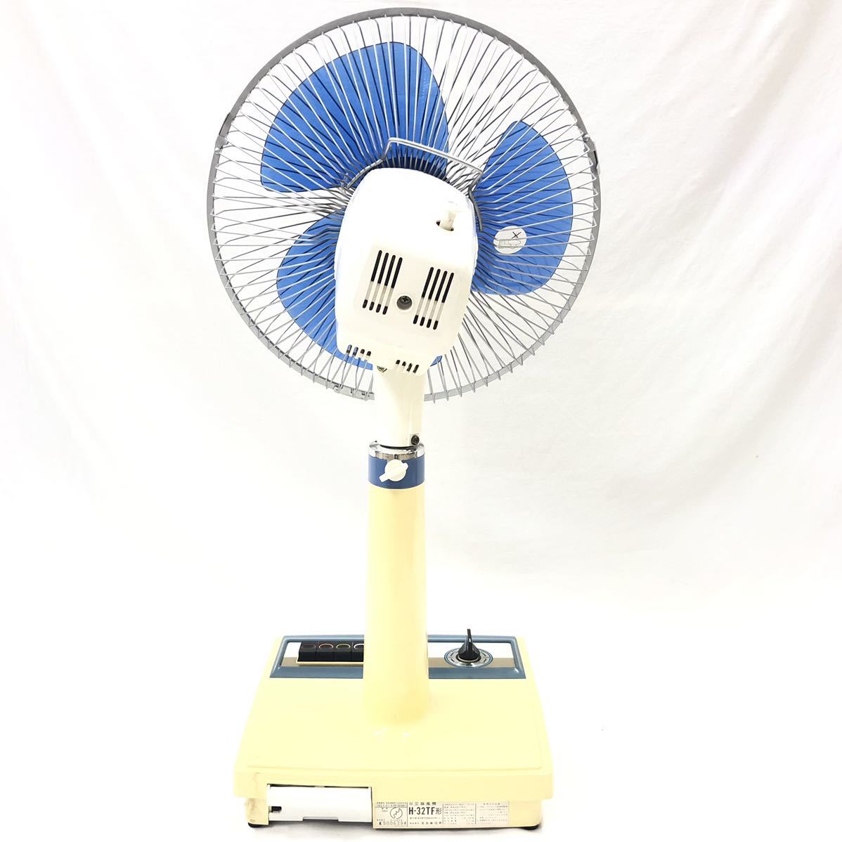 【美品】実働品 日立 扇風機D-32SE 昭和レトロ HITACHI jj010○当時物 昭和レトロ ヴィンテージ HITACHI 日立 扇風機 さわ風 H