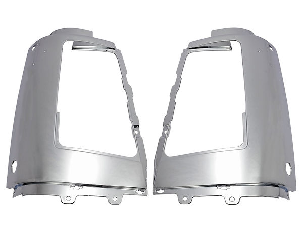 ボルボ トラック FM12 FH12 後期 420 460 トラクター カーゴ メッキ ヘッドライトカバー ランプカバー ベゼル ランプカバー 左右セット