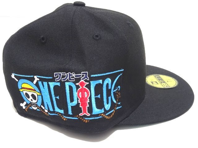 美品 NEW ERA ｘ ONE-PIECE SIDE BIG LOGO CAP / ニューエラ ワンピース ロゴ キャップ 帽子 オフィシャル品 限定モデル メンズ レディース