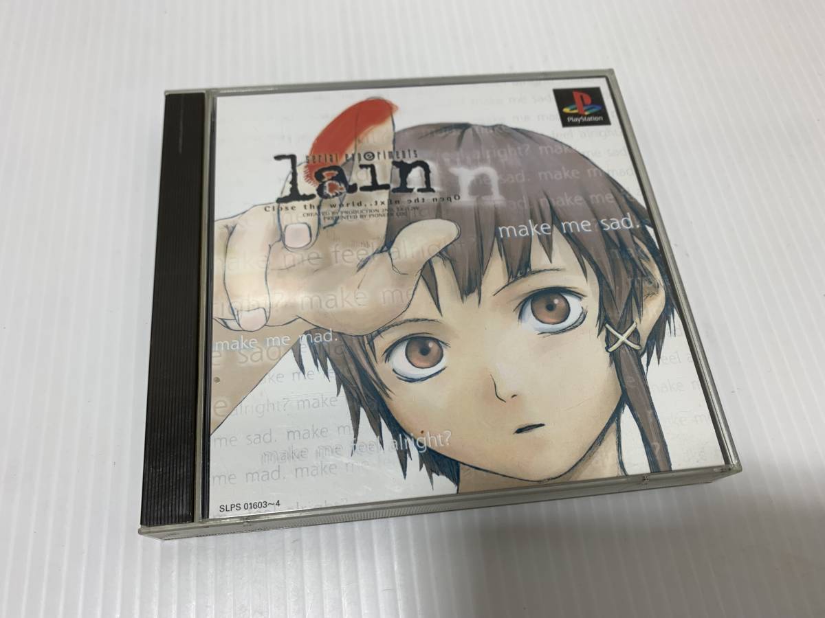 1403◇シリアルエクスペリメンツ レイン PS1用 ハガキ・帯付き 