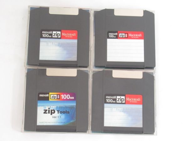 V 12-5 maxell マクセル ZIPディスク ZIPドライブ用 ZIP-100.MAC 3枚 