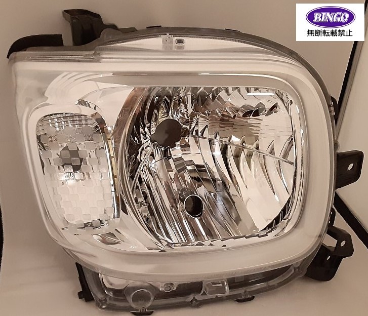 スズキ スペーシアカスタム MK53S 右ライト/右ヘッドライト LED 純正
