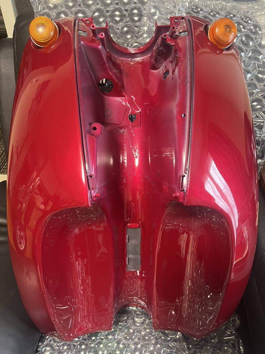 ★ビーノ用（5AU）レッグシールド！未使用品！純正ウィンカー付き！引き取り歓迎！ＶＩＮＯ！ワインレッド！