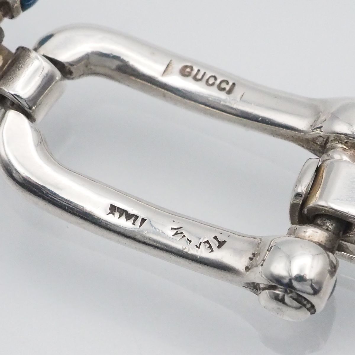 Y311 1円 希少 ヴィンテージ オールド グッチ OLD GUCCI 925 ITALY刻印 