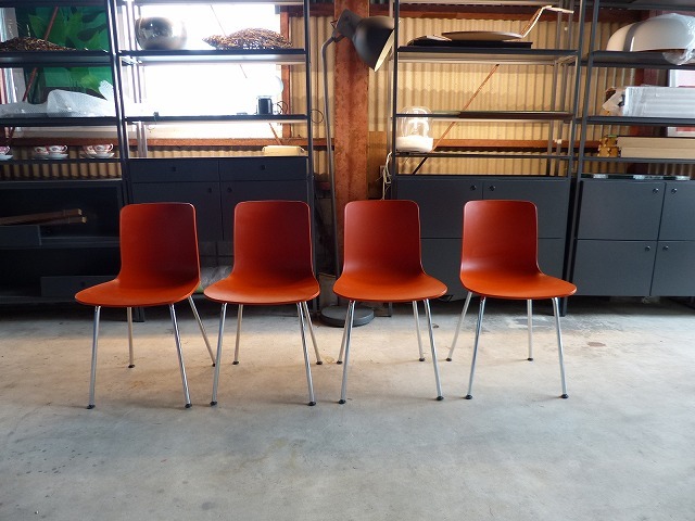 vitra/ヴィトラ｜HAL Tube/ハルチューブ｜4脚セット｜ダイニング・ミーティングチェア｜used