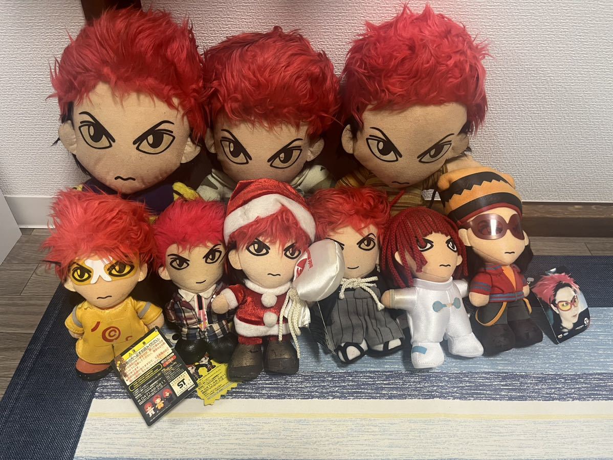 ☆X JAPAN HIDE ぬいぐるみ 9体セット☆(hide)｜売買された