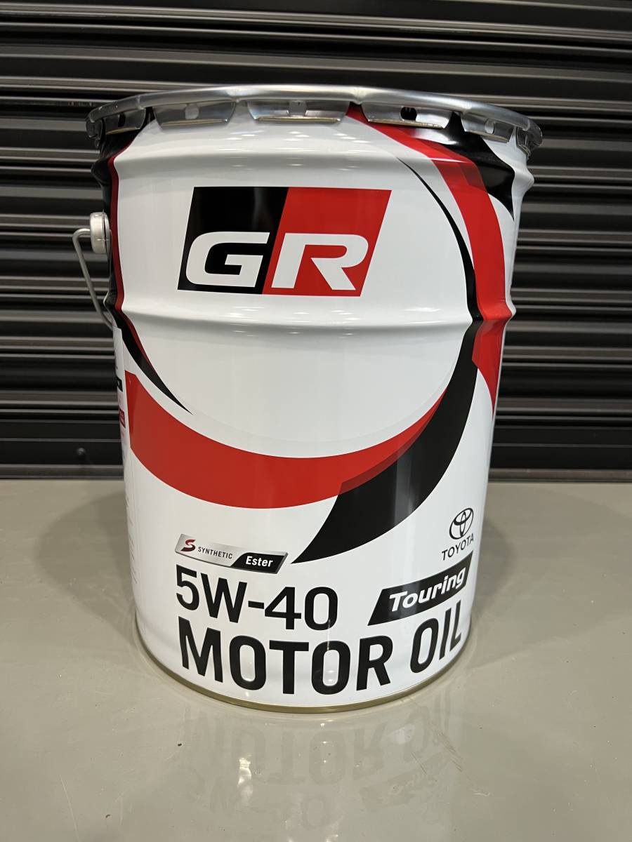  20L GR MOTOR OILTouring 5W40 20L&times;1缶 TOYOTA GAZOO Racing トヨタ純正 全合成油⑦(エンジンオイル)｜売買されたオークション情報、yahooの商品情報をアーカイブ公開 - オークファン エンジンオイル