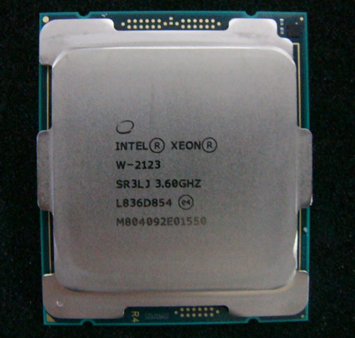 dn13 Intel Xeon W-2123 3.60GHz SR3LJ LGA2066 即決