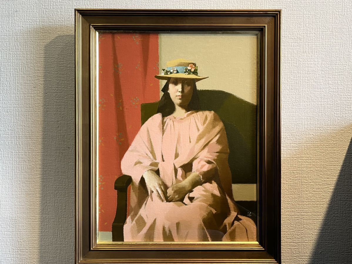 ☆中村清治☆「婦人像」☆15号☆真作保証☆師・伊藤廉 他☆東京芸術大学☆絵画☆