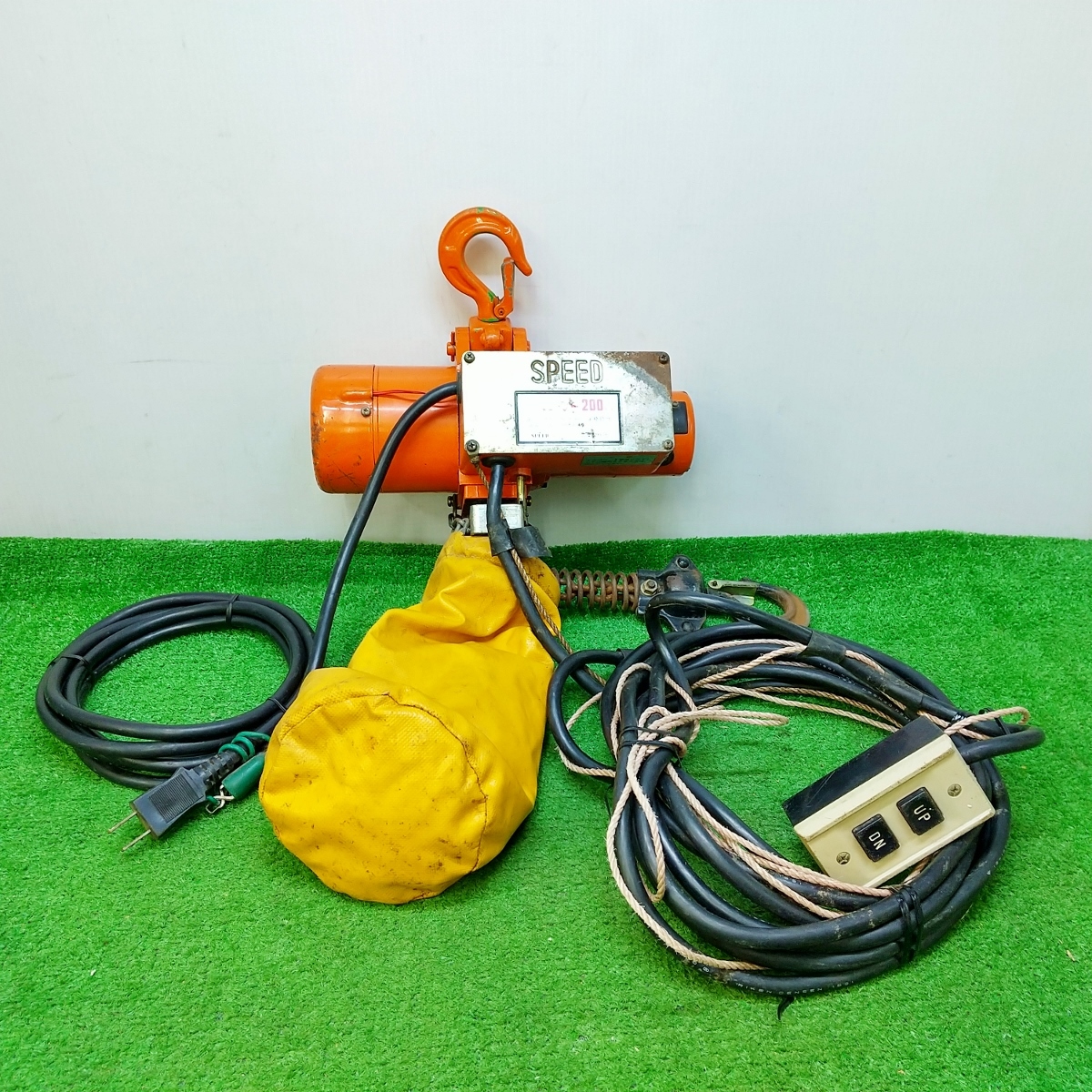 中古 現状品 Natinal ナショナル ミニパワー 200kg 電動ウインチ SSC 