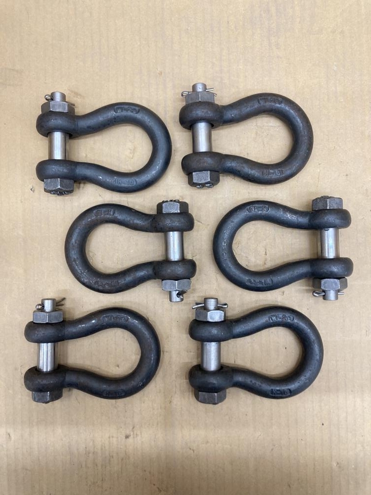 010■おすすめ商品■メーカー不明 シャックル 6点セット WL2t H-18