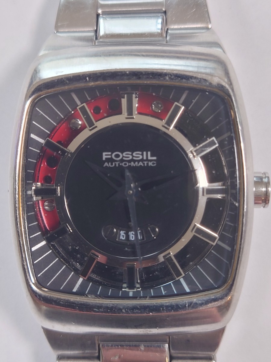 ☆FOSSIL ARKITEKT フォッシル 自動巻き デイト FS-4171☆(フォッシル 
