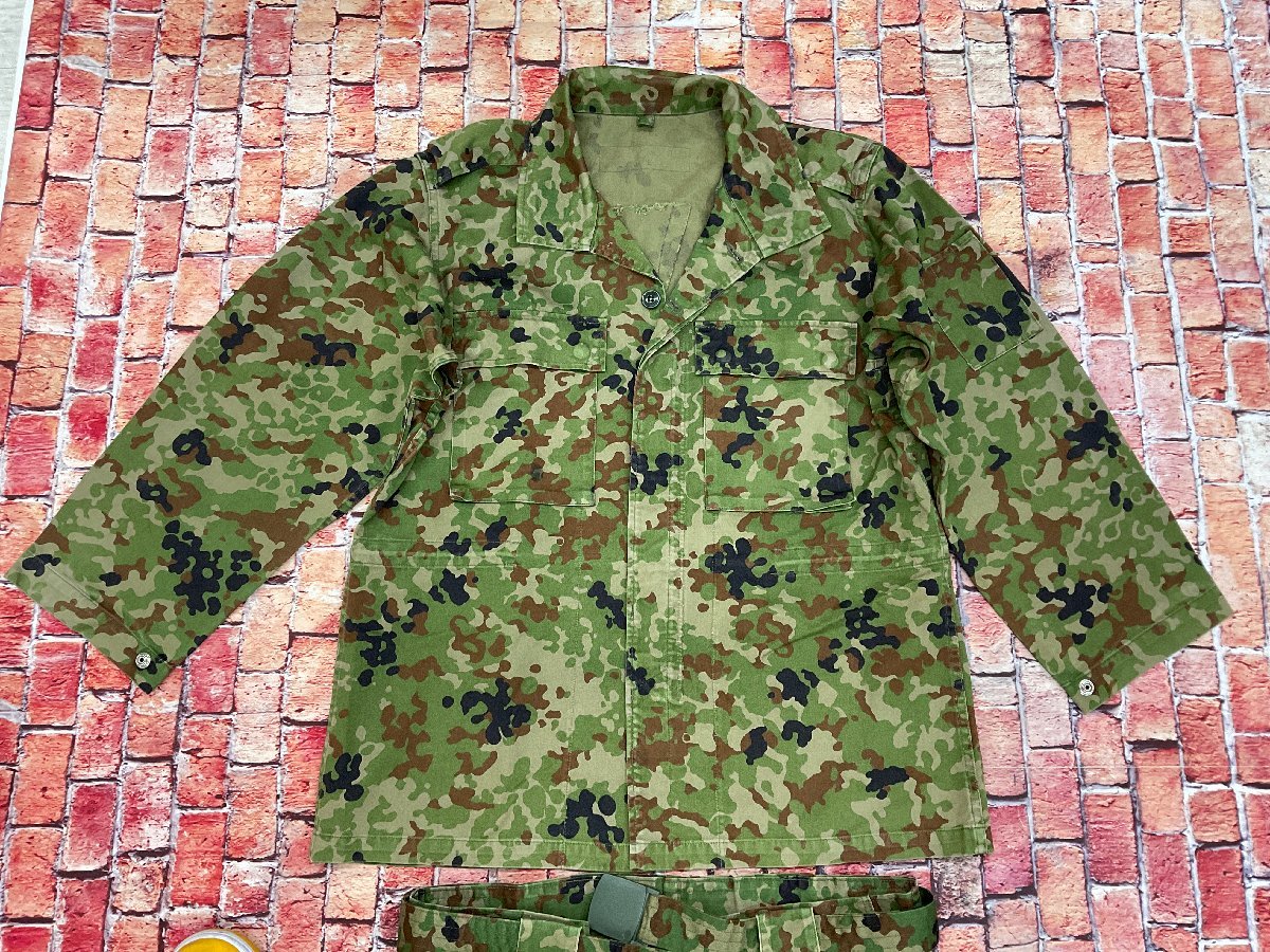 陸上自衛隊 空挺迷彩服3形 3B ベルト付 作業服 戦闘服(戦闘服)｜売買