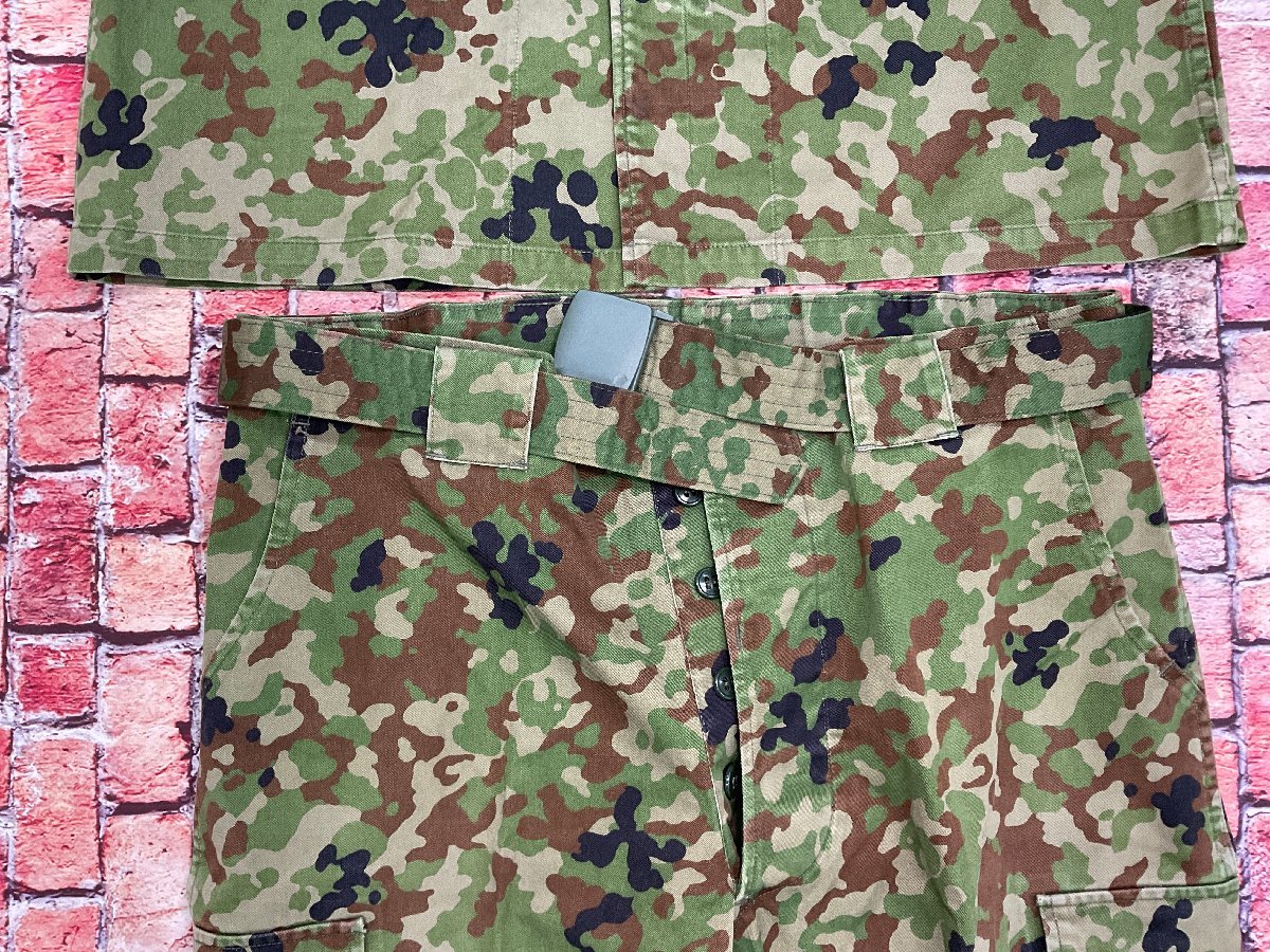 陸上自衛隊 空挺迷彩服3形 3B ベルト付 作業服 戦闘服(戦闘服)｜売買