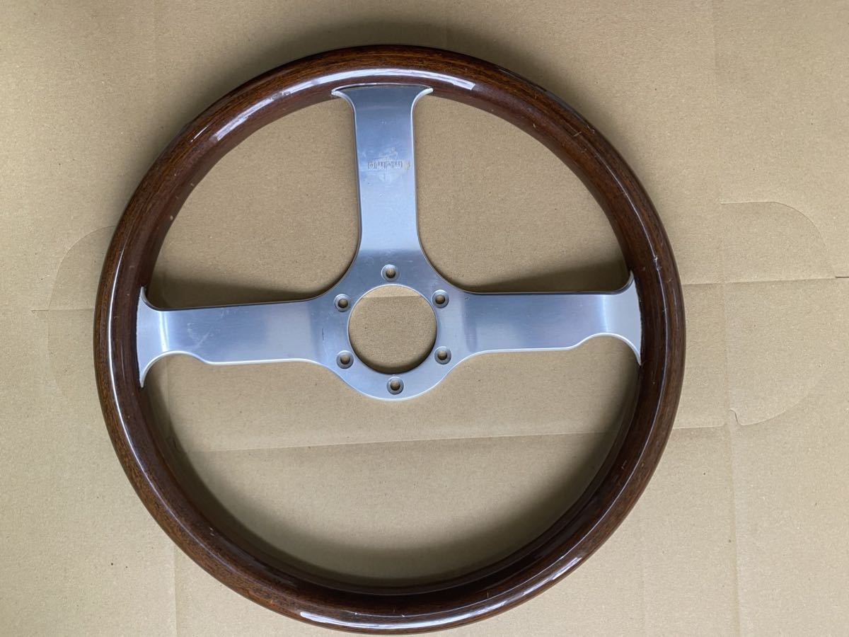 ステアリング MADE MOMO モモ ハンドル IN INITALY 直径約37cm 10P40 中古レザーステアリング - φ３７０ モモステアリングウッドハンドル ITALY◎MOMO MOMO製（ダイハツ純正） 公式通販