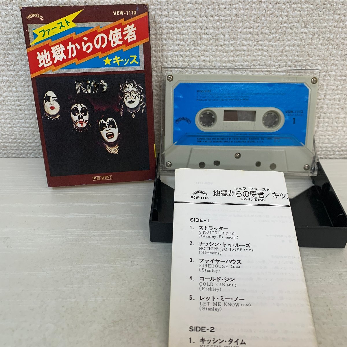 カセットテープ】☆キッス KISS / 地獄からの使者 /キッス・ファースト 