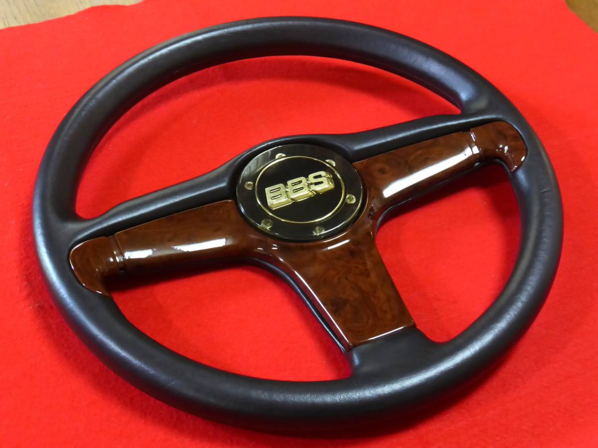 当時物 未使用 BBS ウッド ステアリング 36パイ 希少 ベンツ W126 W124 
