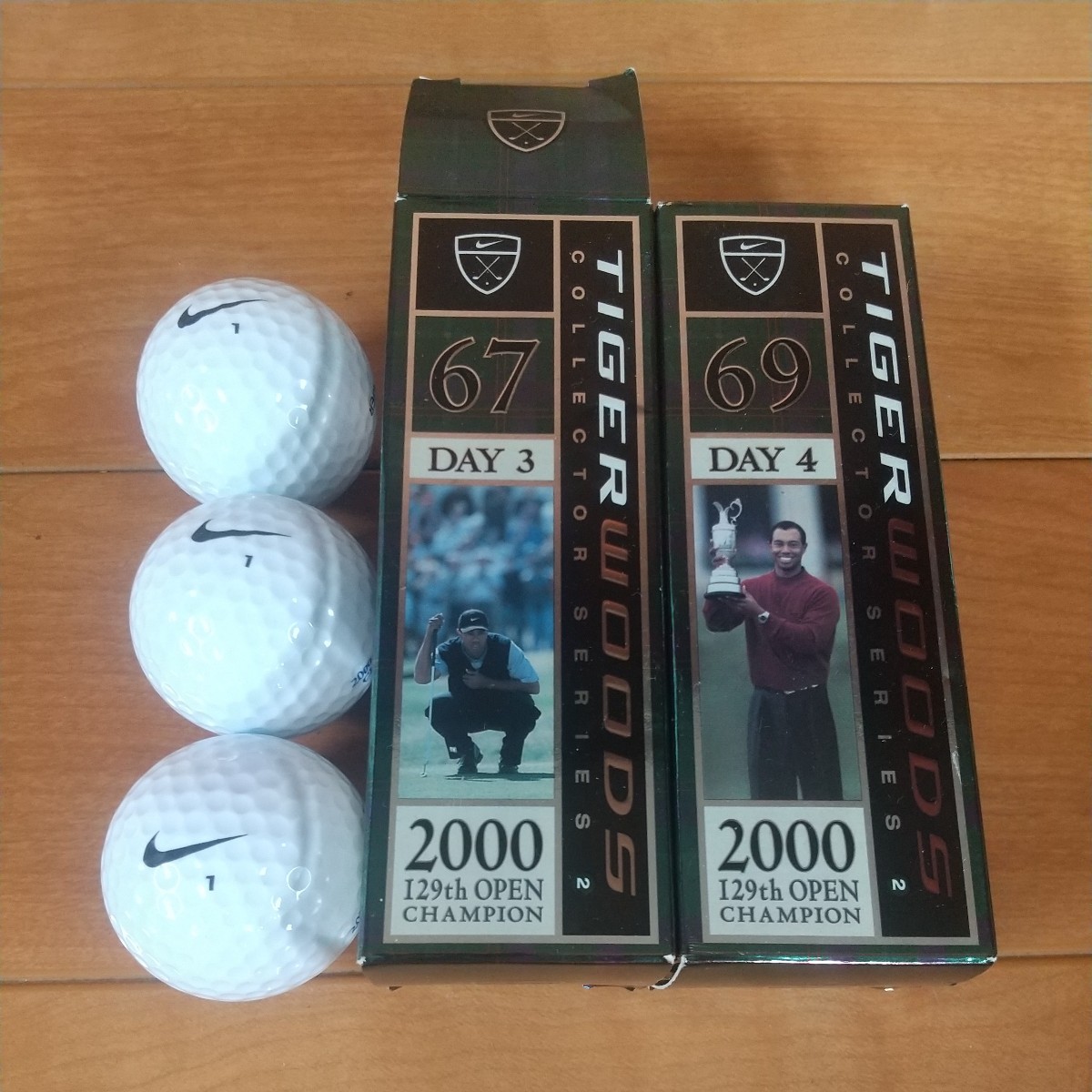 ゴルフボール6個 TIGERWOODS タイガー ウッズ 2000 129th OPEN 