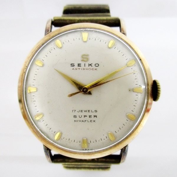 ☆ SEIKO セイコー 14010 ANTISHOCK 17石 SUPER NIVAFLEX メンズ 手 