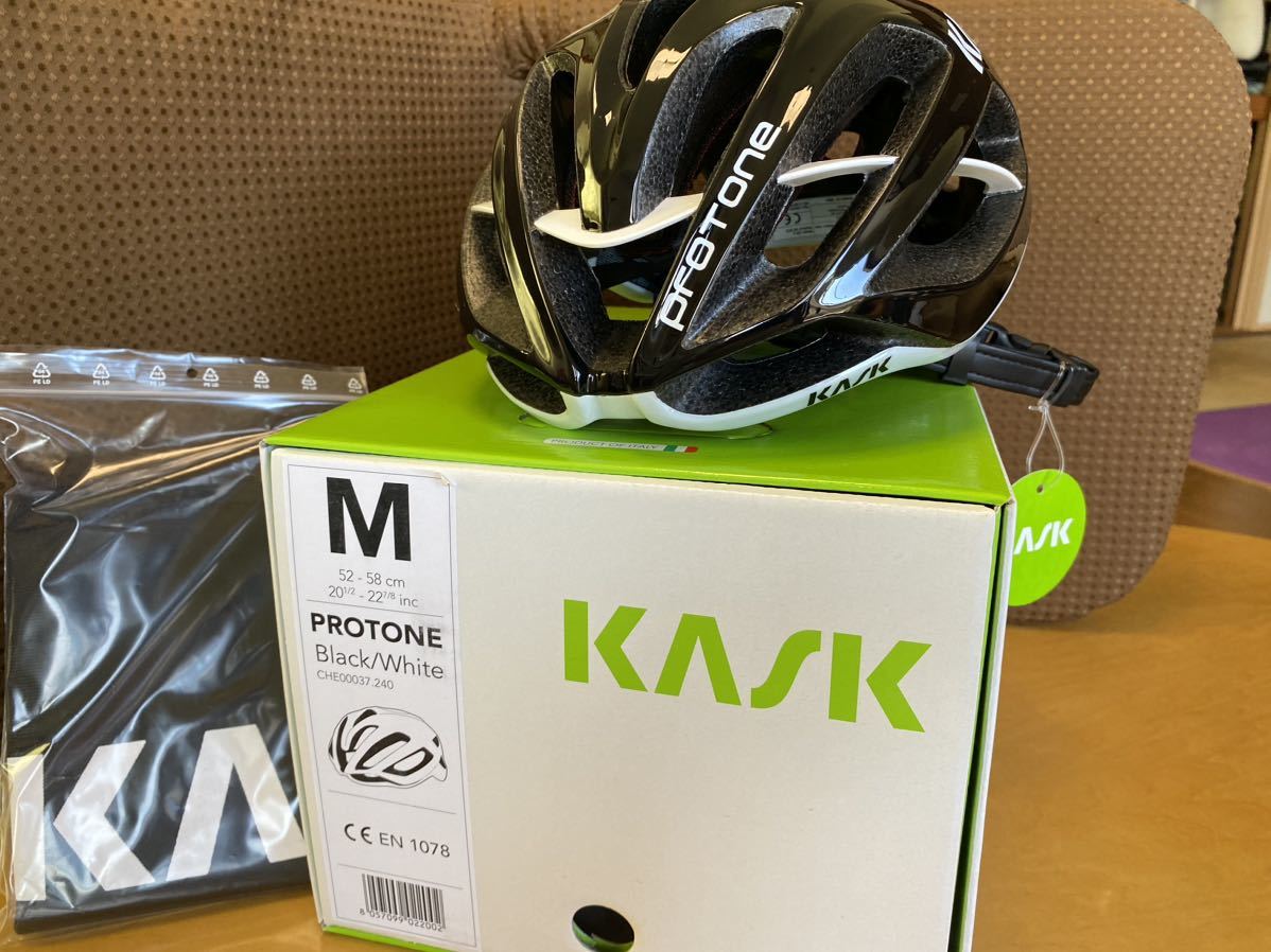 中古】KASK カスク PROTONE BLK/WHT プロトーネ ヘルメット【M】(M 