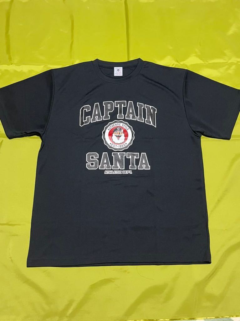 即決★新品キャプテンサンタ★プリントがお洒落な半袖Tシャツ　黒　XL