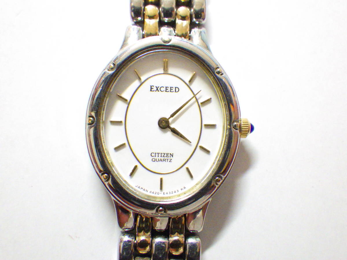シチズンの腕時計 20個 シチズン EXCEED ジャンク品 レディース腕時計 4420-E41499 №829の入札