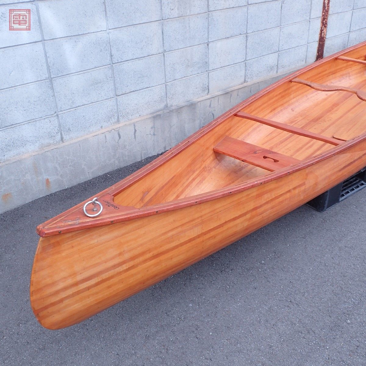 引取限定】 ハンドメイド 木製 カヌー Good Man canoe【HT(カヌー 