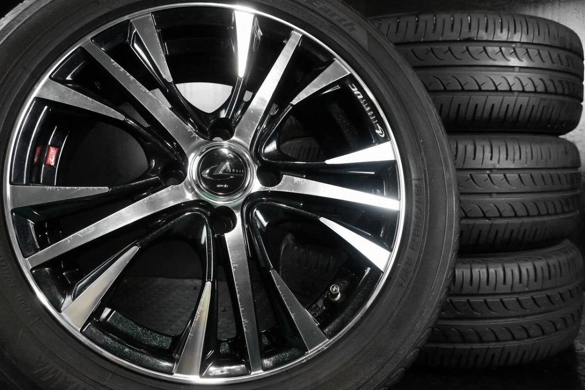 大人気 WEDS ウェッズ レオニス UC 15×5.5J +43 PCD100/4H 185/55R15  