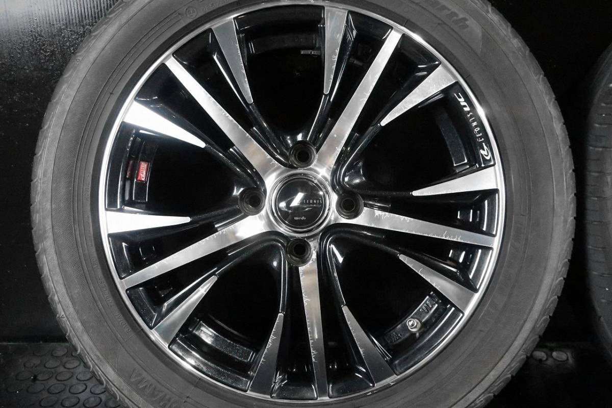 大人気 WEDS ウェッズ レオニス UC 15×5.5J +43 PCD100/4H 185/55R15 