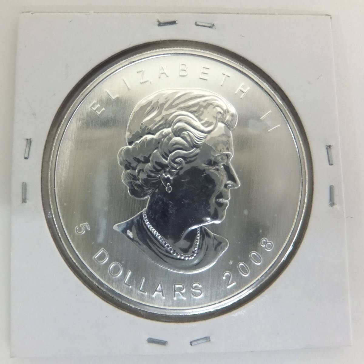 正規品，送料無料 カナダ メイプルリーフ 5ドル銀貨 1オンス 2008年 純銀(北アメリカ)｜売買されたオークション情報、yahooの商品情報をアーカイブ公開 - オークファン 北アメリカ