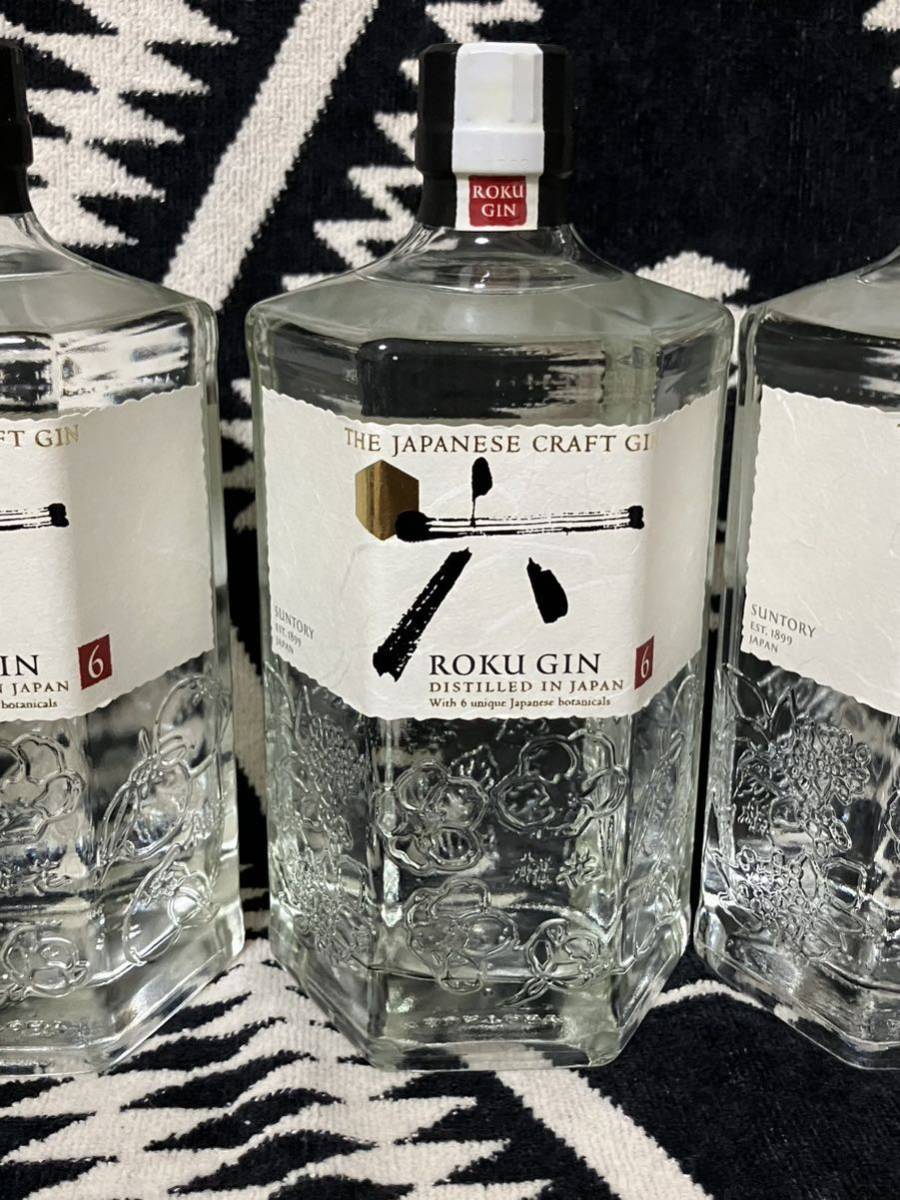 新品未開栓 4本セット サントリー 六 ロク 700ml 47% SUNTORY ROKU GIN