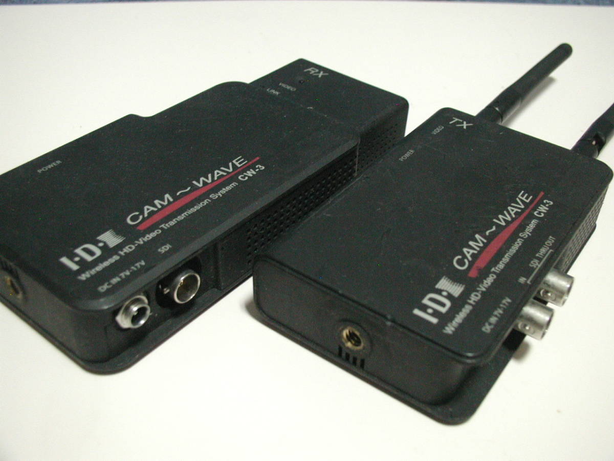 IDX CW-3 中古動作品（SDI 端子付きのHDビデオ伝送システム） 通電OK