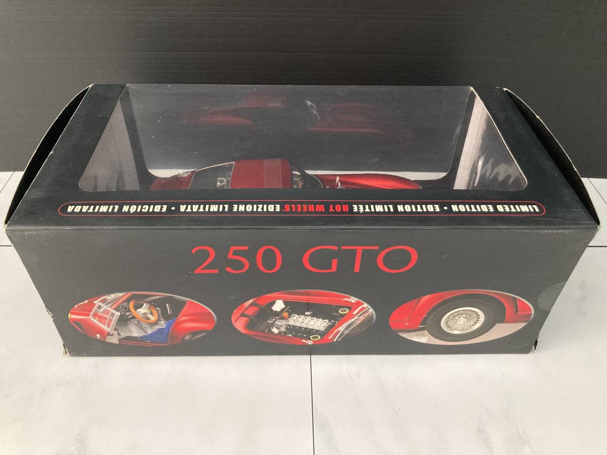 美品】1/18 ホットウィール エリート マテル フェラーリ 250 GTO Hot