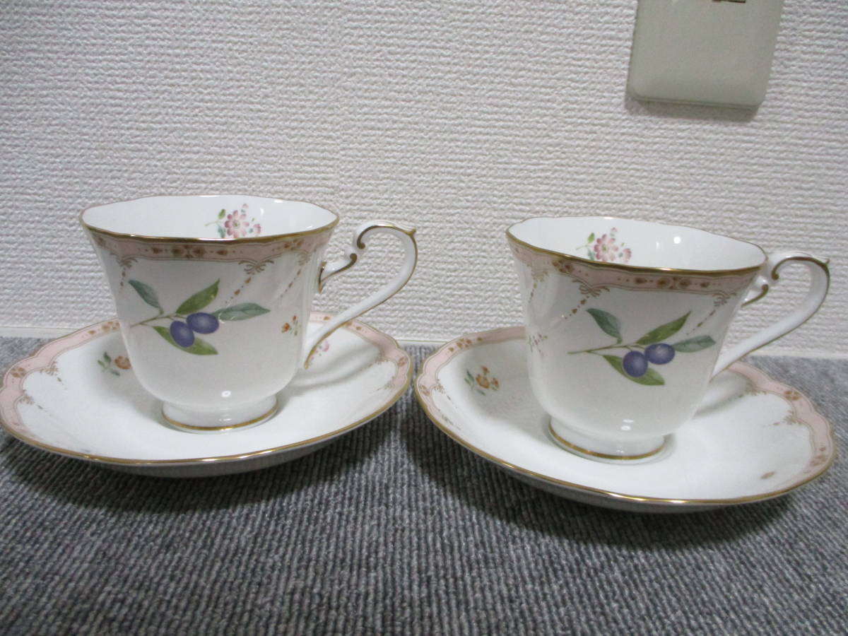 ノリタケ ダイヤモンドコレクション カップ ハンドペイント 楕円