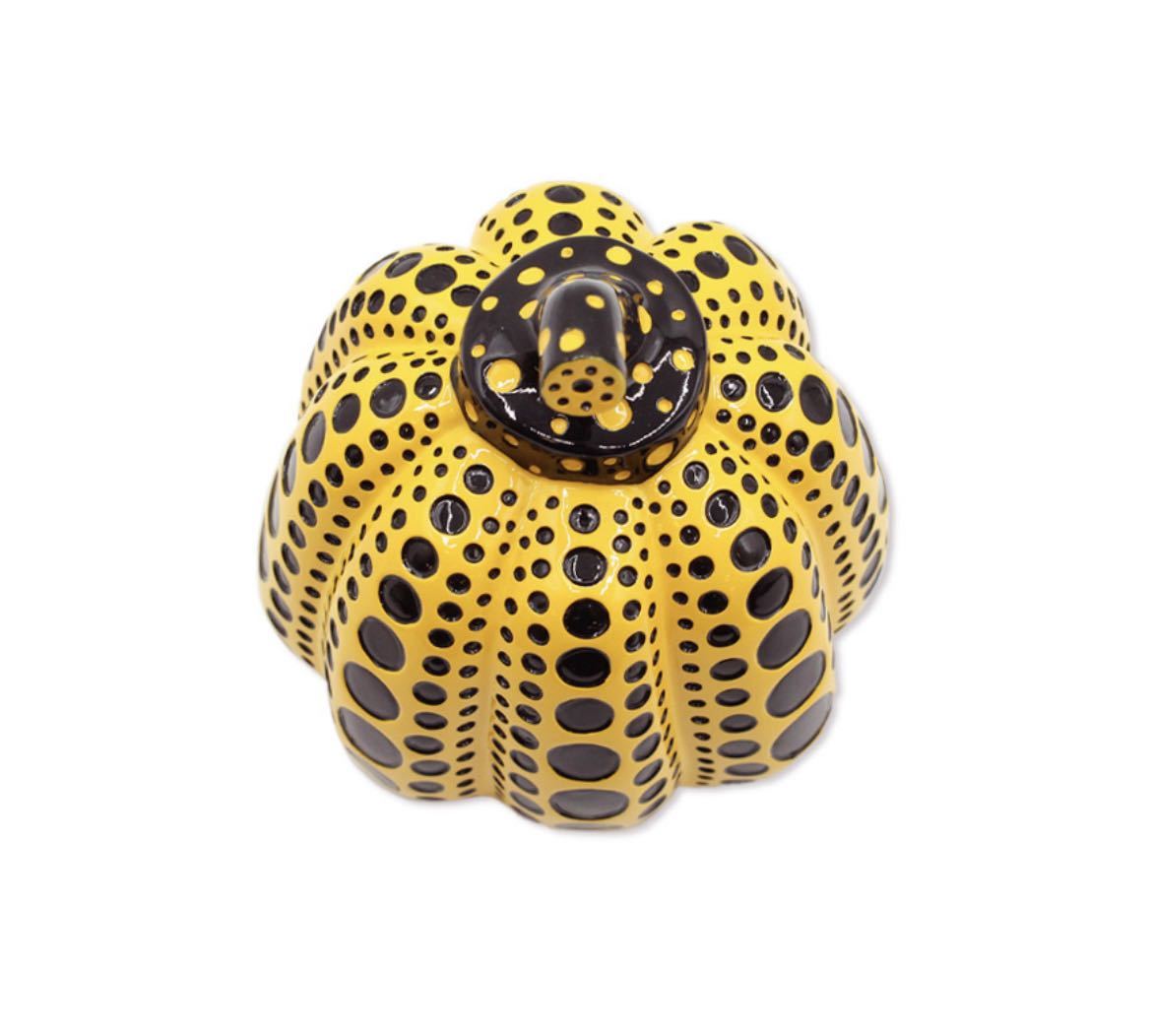 草間彌生 カボチャ （パンプキン） 黄 オブジェ ペーパーウェイト 草間