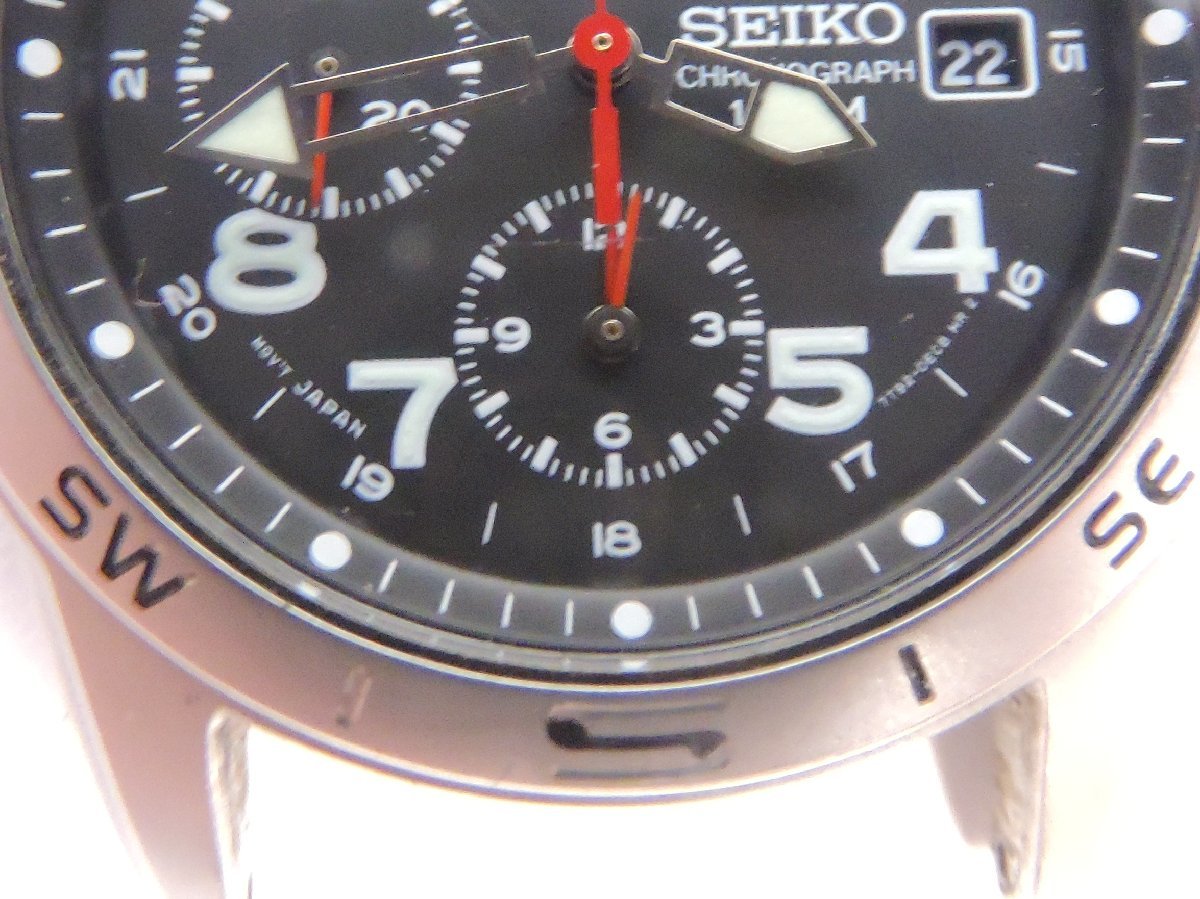 SEIKO セイコー クロノグラフ 7T92-0DX0 クオーツ Cal.7T92A メンズ