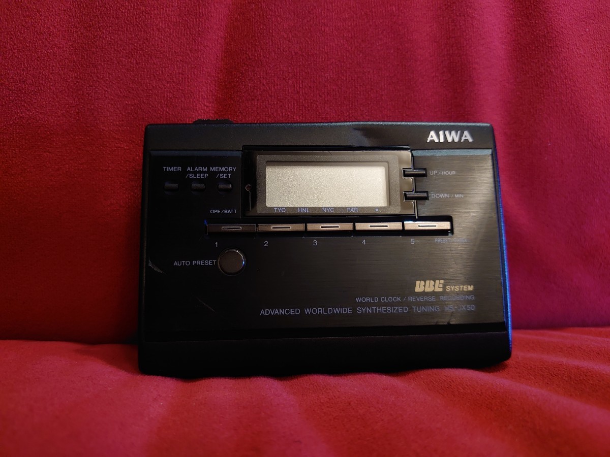 AIWA HS-JX50 カセットプレーヤー ウォークマン 廃盤AIWA HS-JX50