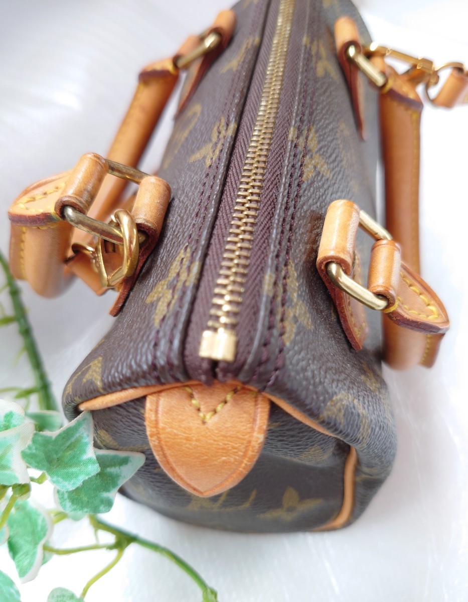 ルイヴィトン LOUISVUITTON モノグラム ミニスピーディ 2way ミニ 