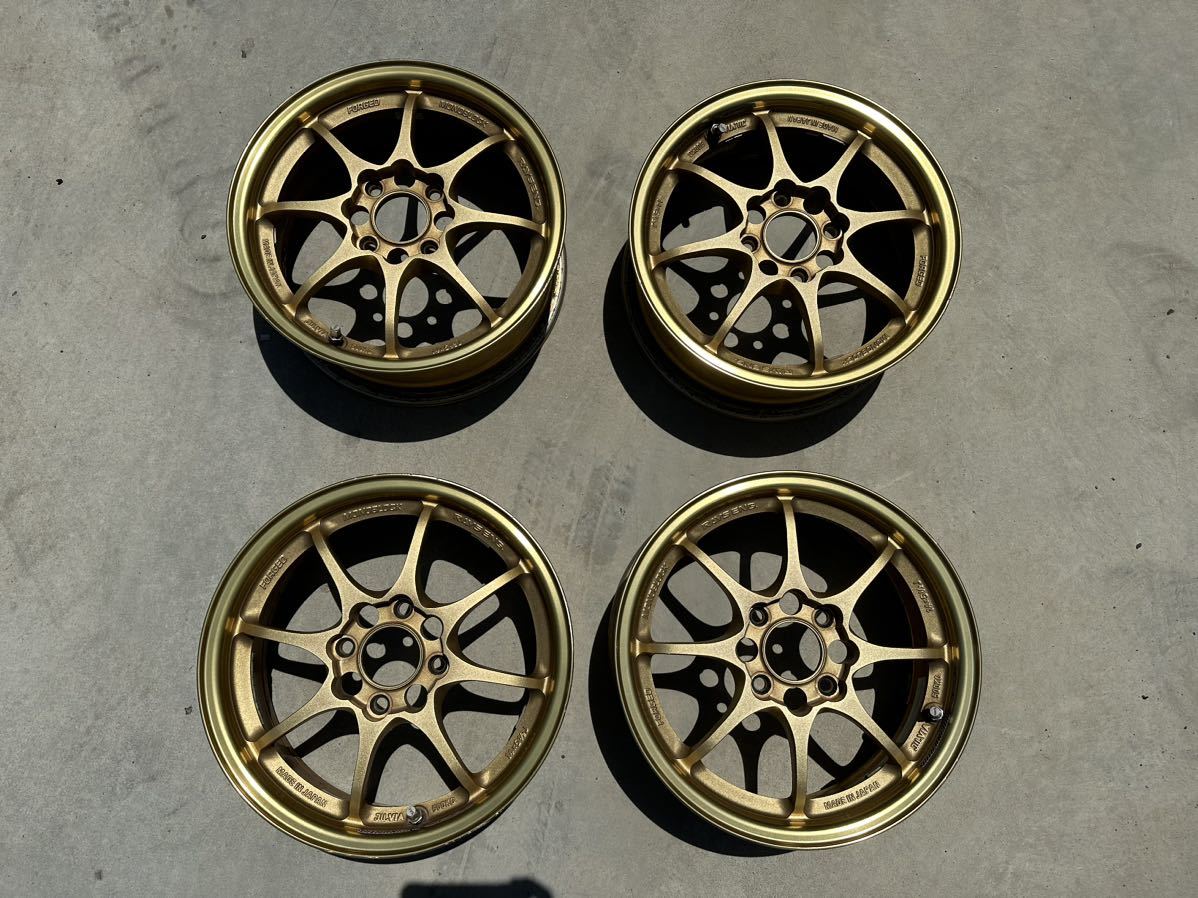 希少 RAYS CE28 ゴールド 14インチ5.5J +45 4穴 PCD100