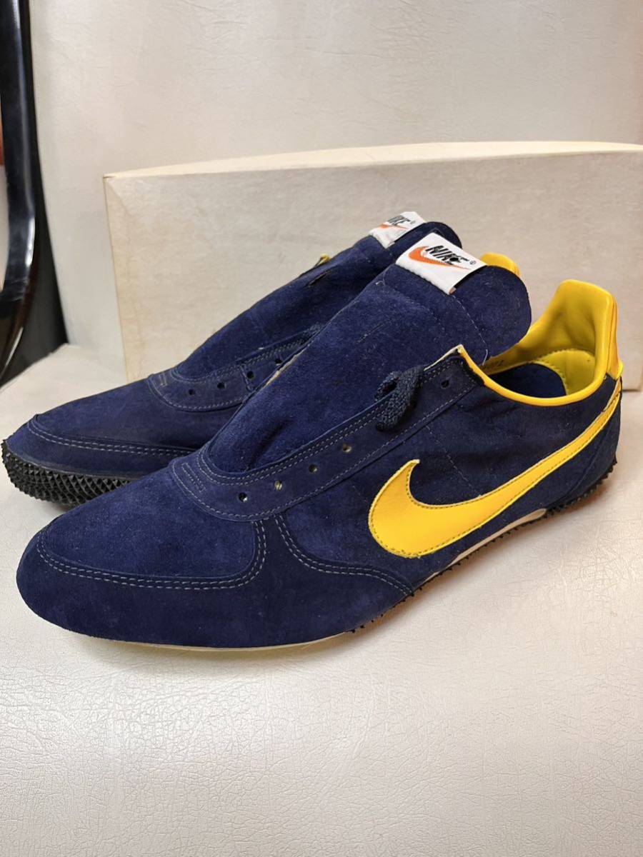 NIKEナイキHIGH JUMPハイジャンプUSA製/筆記体ゴツナイキ風車70'sビンテージ80'sコルテッツSMUワッフルトレーナーBRSスティングLDVレア