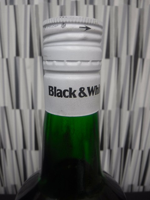 未開栓】 Black & White SCTCH WHISKY ブラック＆ホワイト スコッチ