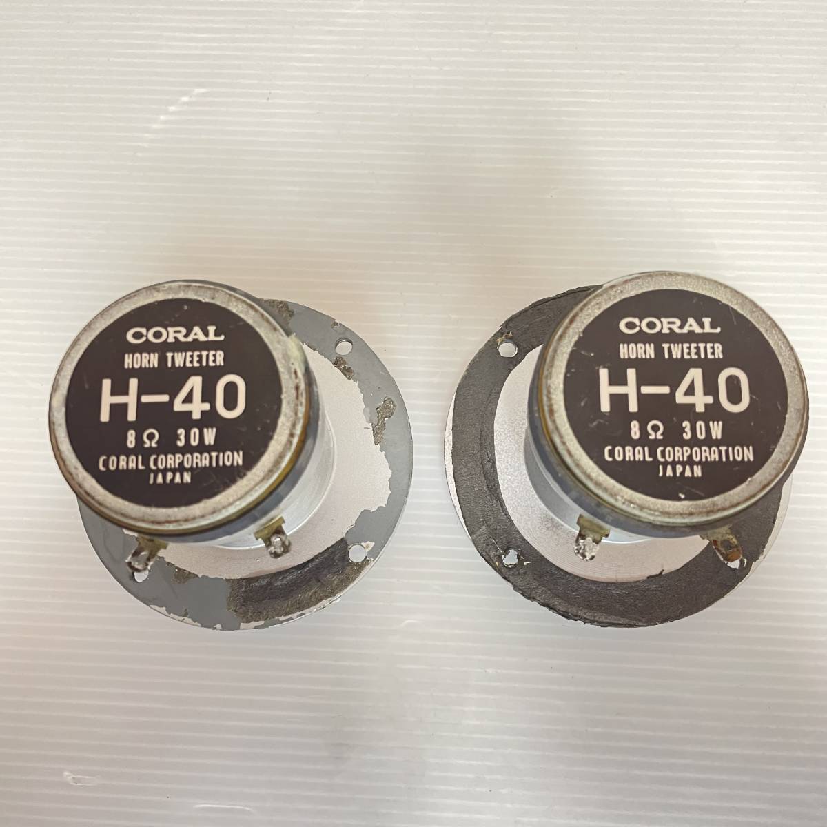 CORAL コーラル H-40 HORN TWEETER 8 30W ホーントゥイーター ホーン