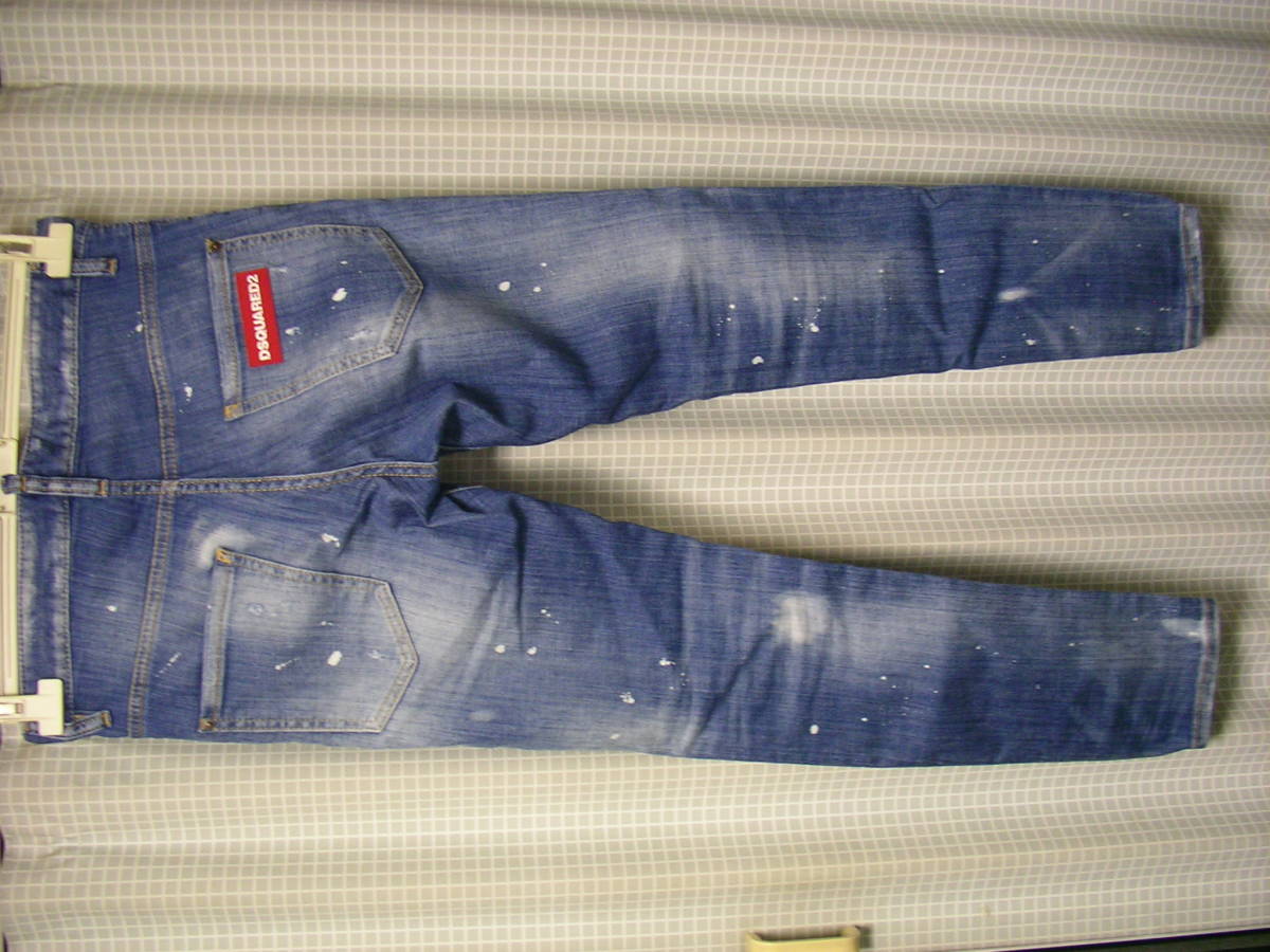 極上品！正規本物 ディースクエアード DSQUARED2 SKATER JEAN S74LB0603 サイズ44 デニム ジーンズ スケータージーン